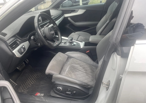 Audi S5 cena 157000 przebieg: 92000, rok produkcji 2017 z Nysa małe 436